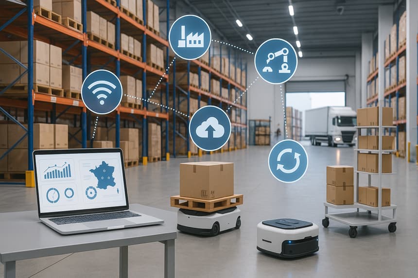 Entrepôt connecté : La logistique 4.0 en France